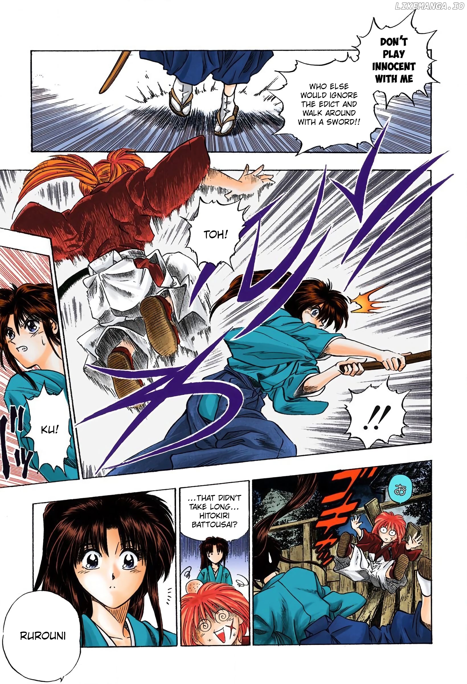 Rurouni Kenshin: Meiji Kenkaku Romantan - Digital Colored Comics chapter 1 - page 9