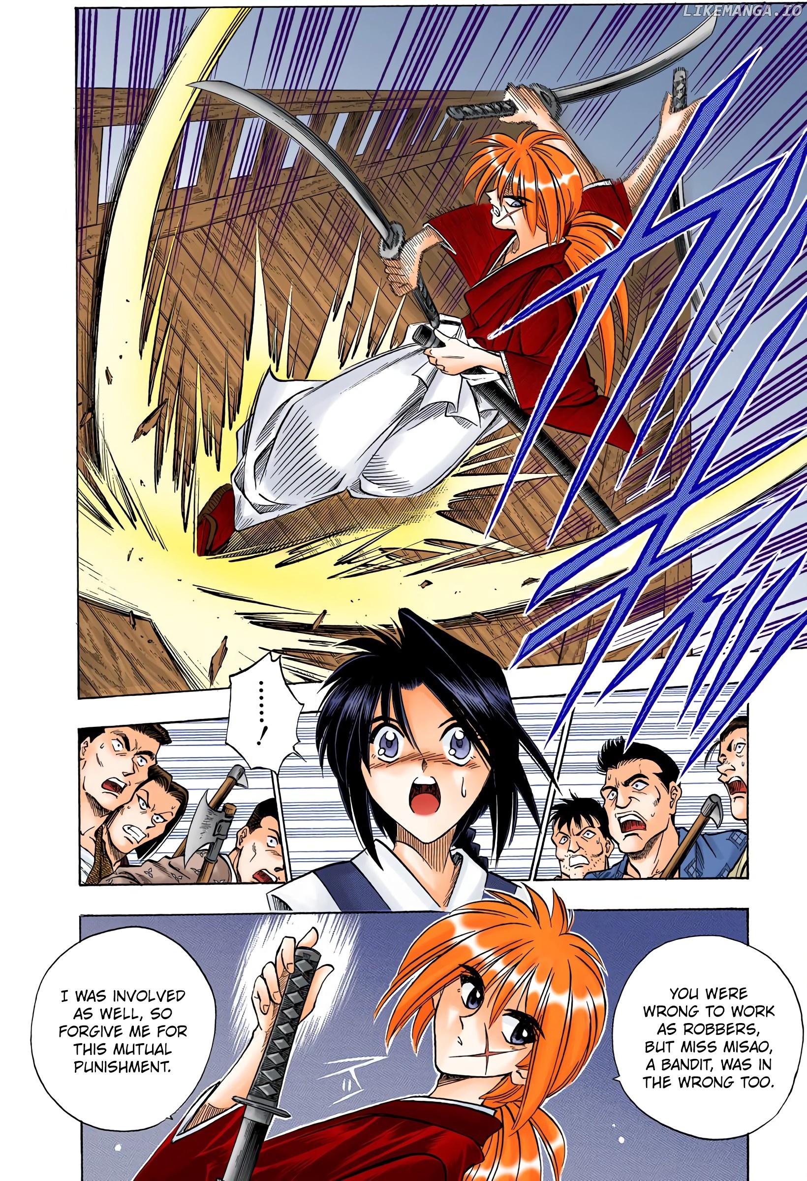 Rurouni Kenshin: Meiji Kenkaku Romantan - Digital Colored Comics chapter 63 - page 16