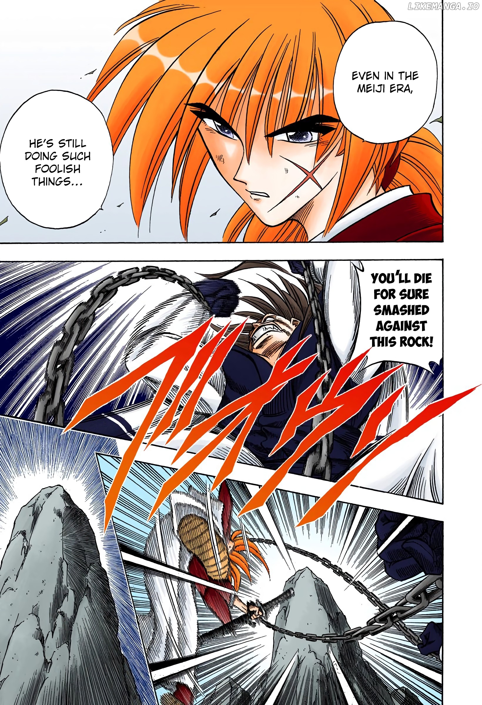 Rurouni Kenshin: Meiji Kenkaku Romantan - Digital Colored Comics chapter 51 - page 15