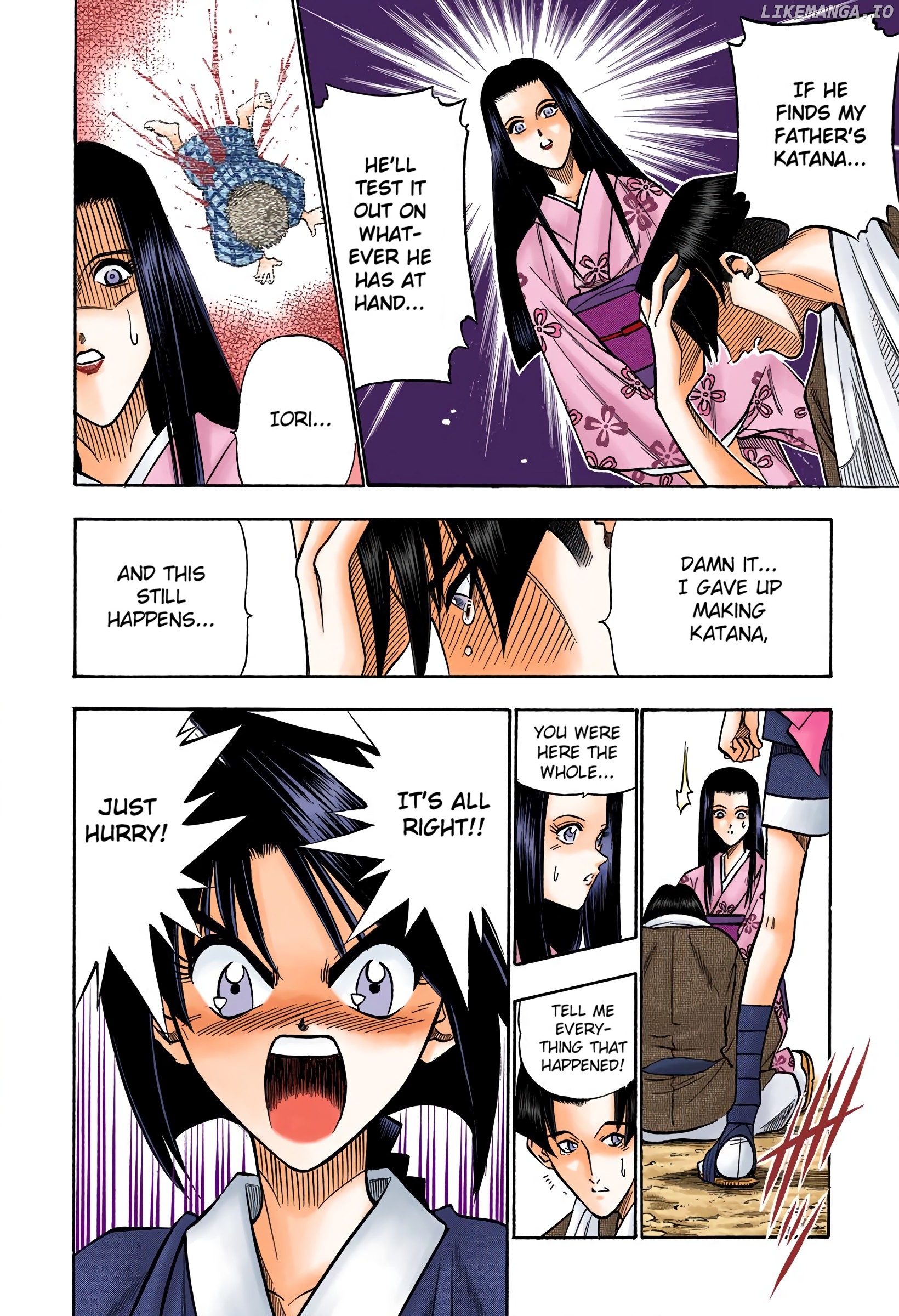 Rurouni Kenshin: Meiji Kenkaku Romantan - Digital Colored Comics chapter 77 - page 14