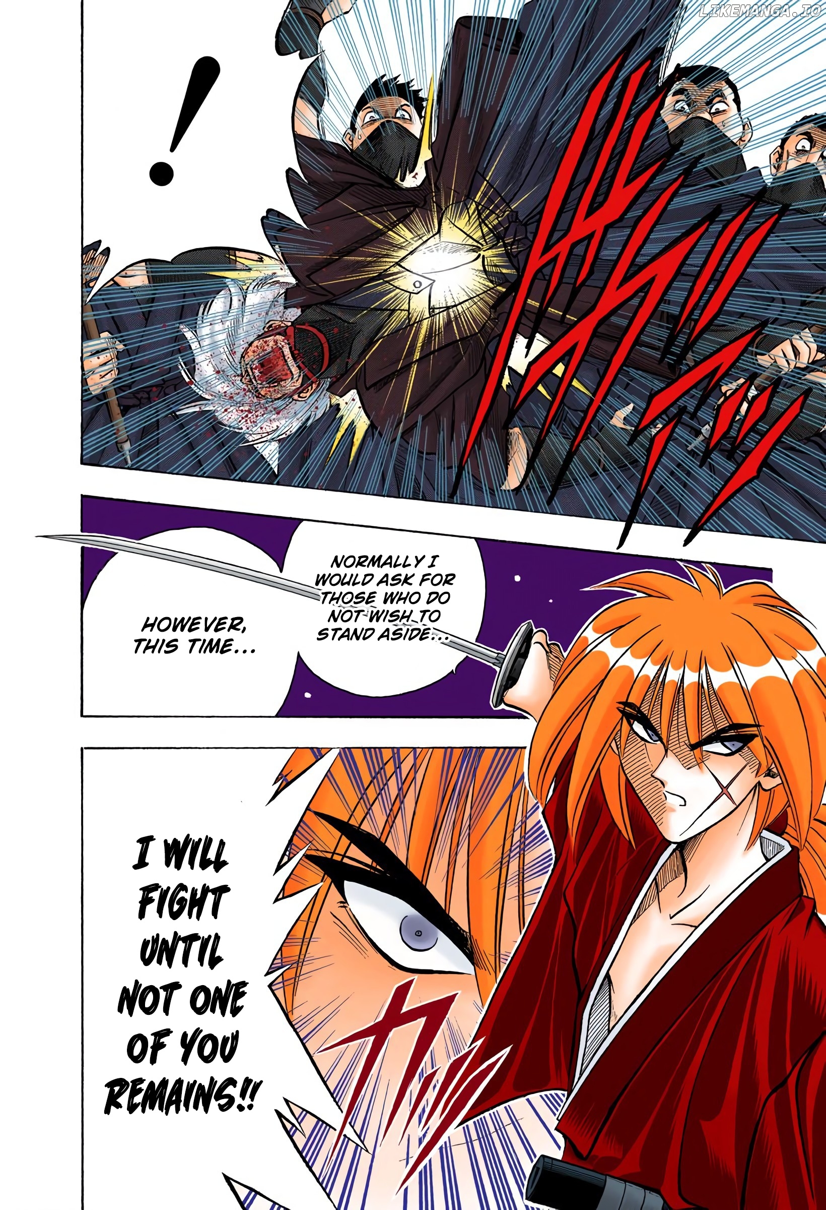 Rurouni Kenshin: Meiji Kenkaku Romantan - Digital Colored Comics chapter 66 - page 16