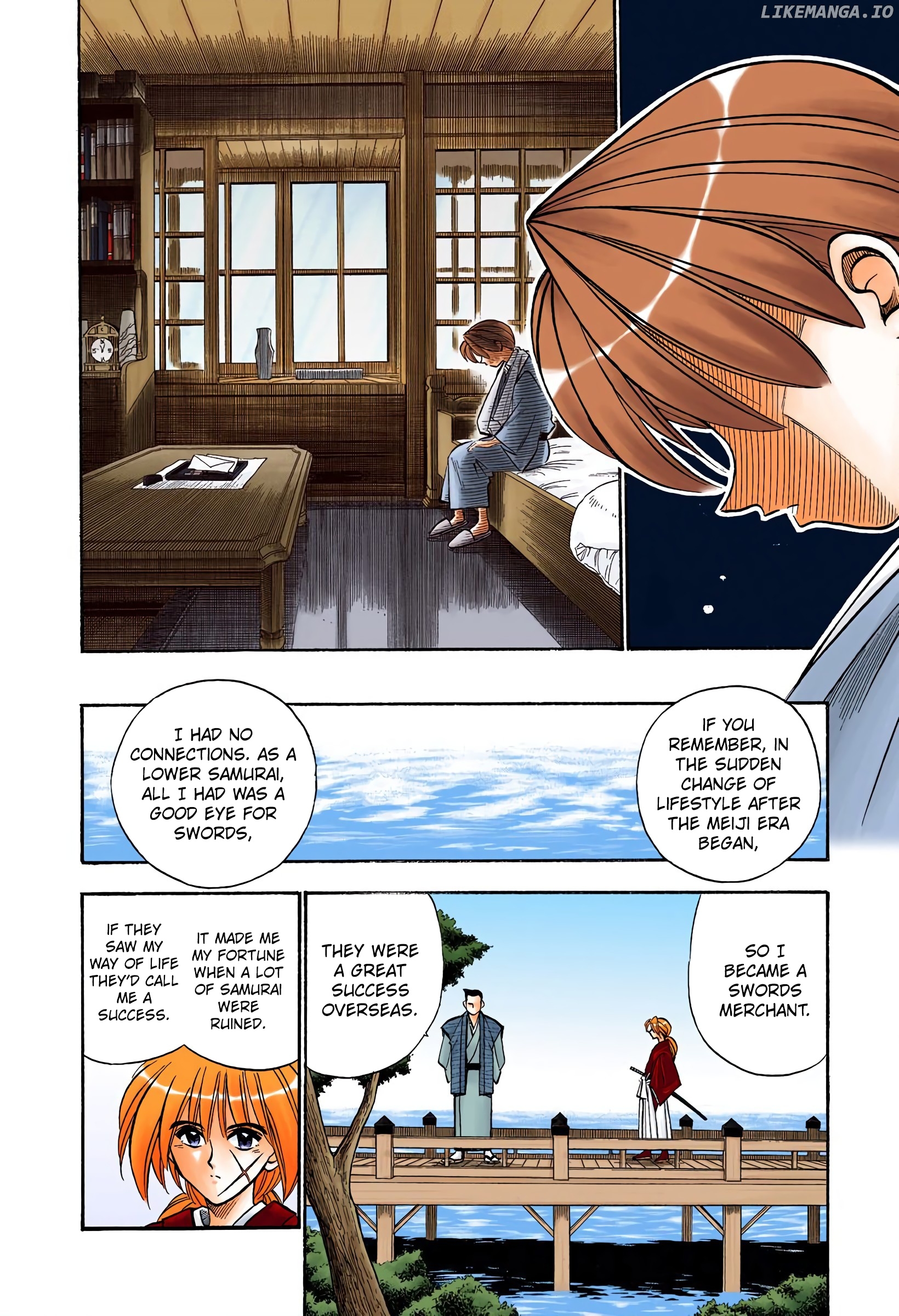 Rurouni Kenshin: Meiji Kenkaku Romantan - Digital Colored Comics chapter 44 - page 4