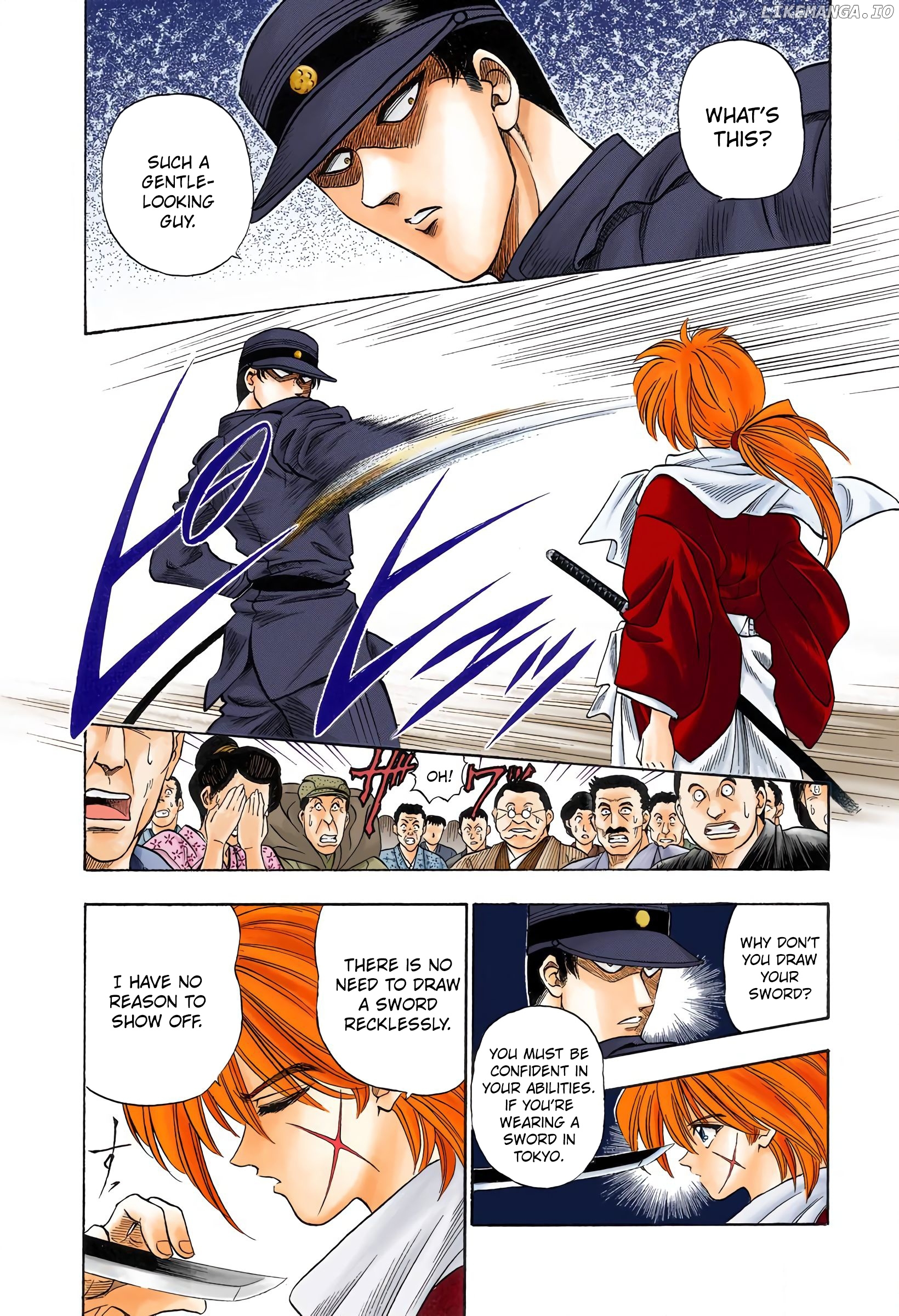 Rurouni Kenshin: Meiji Kenkaku Romantan - Digital Colored Comics chapter 2 - page 8