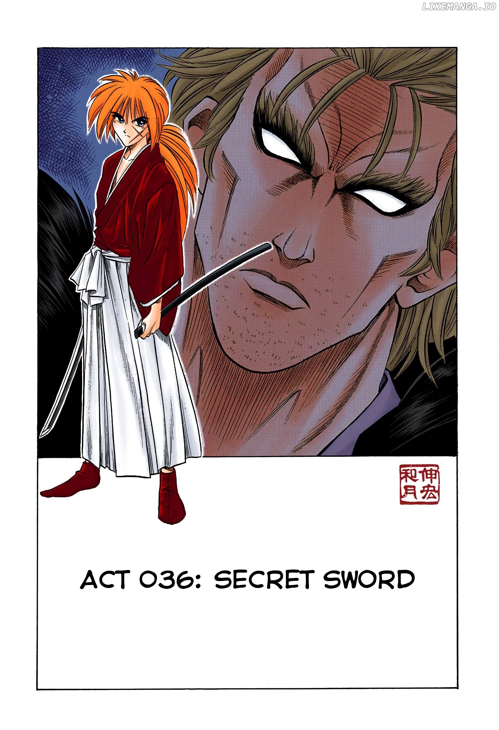 Rurouni Kenshin: Meiji Kenkaku Romantan - Digital Colored Comics chapter 36 - page 1