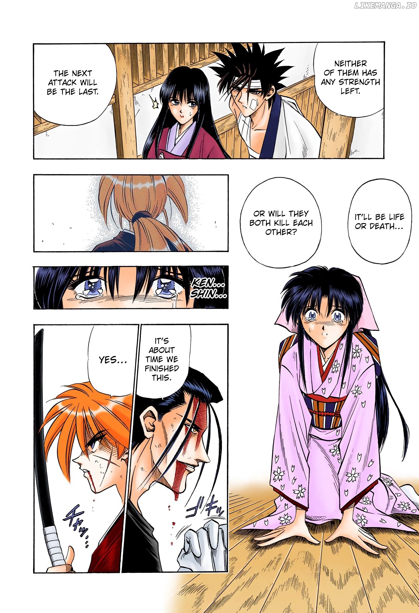 Rurouni Kenshin: Meiji Kenkaku Romantan - Digital Colored Comics chapter 54 - page 15