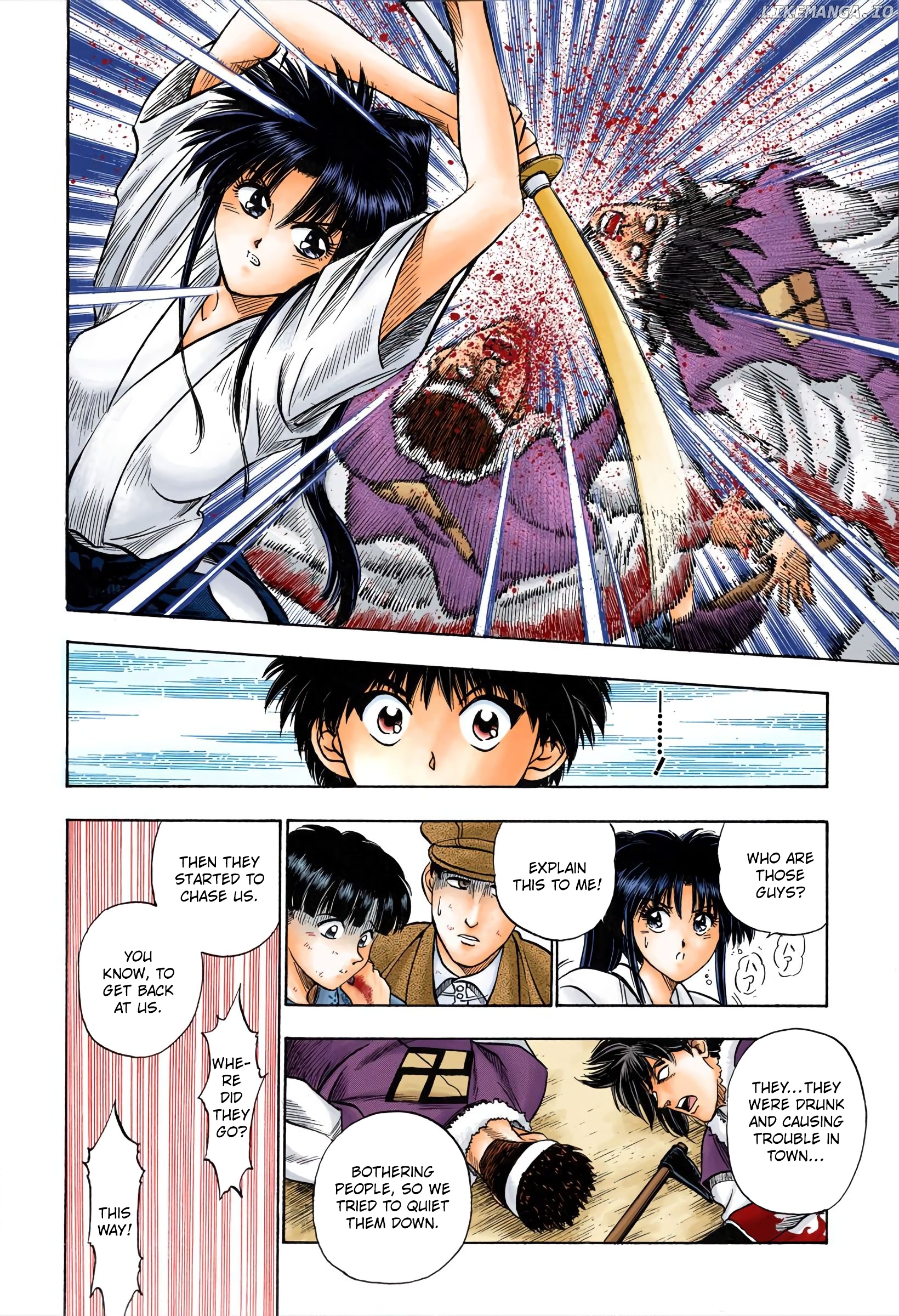 Rurouni Kenshin: Meiji Kenkaku Romantan - Digital Colored Comics chapter 4 - page 7