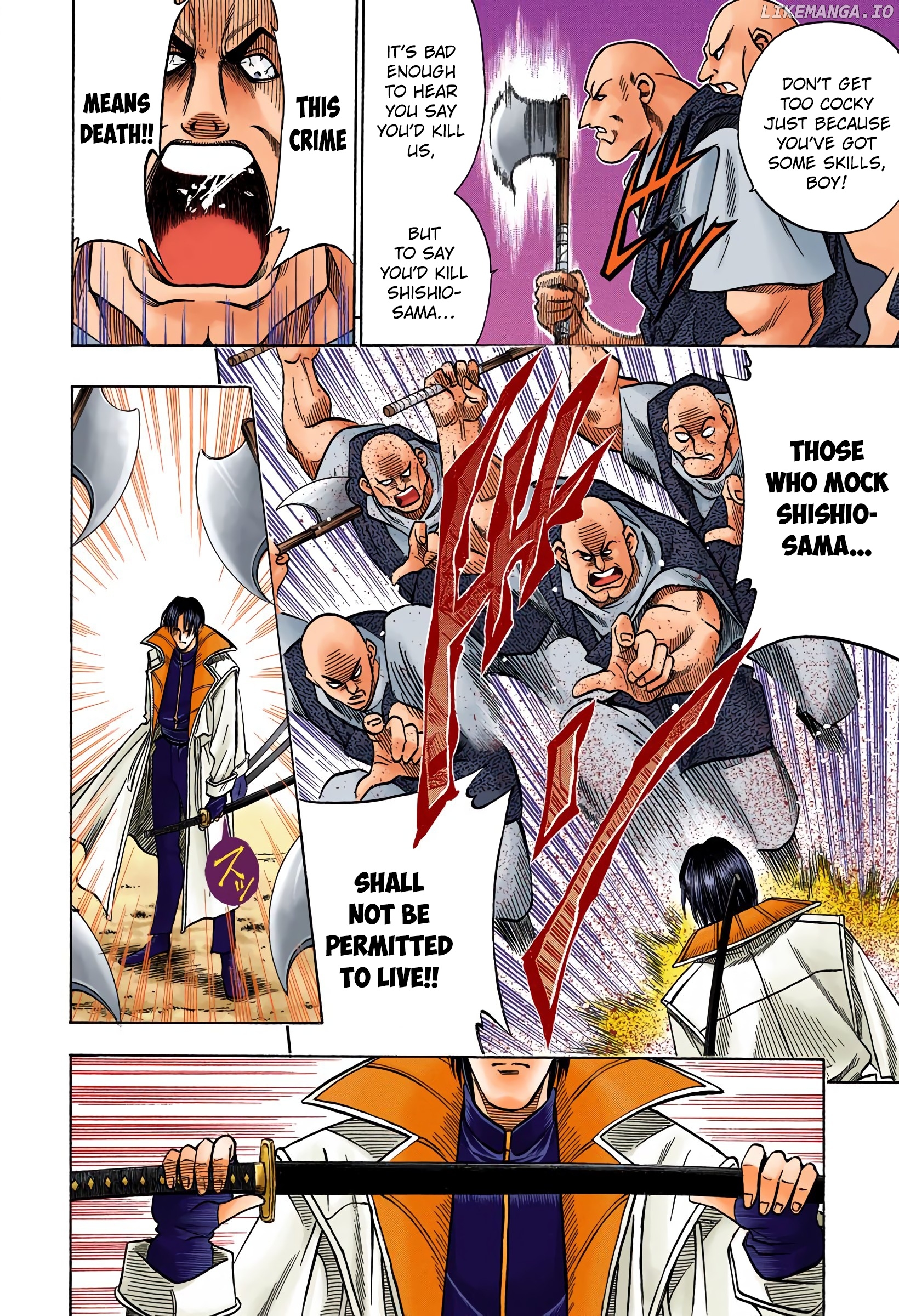 Rurouni Kenshin: Meiji Kenkaku Romantan - Digital Colored Comics chapter 61 - page 12