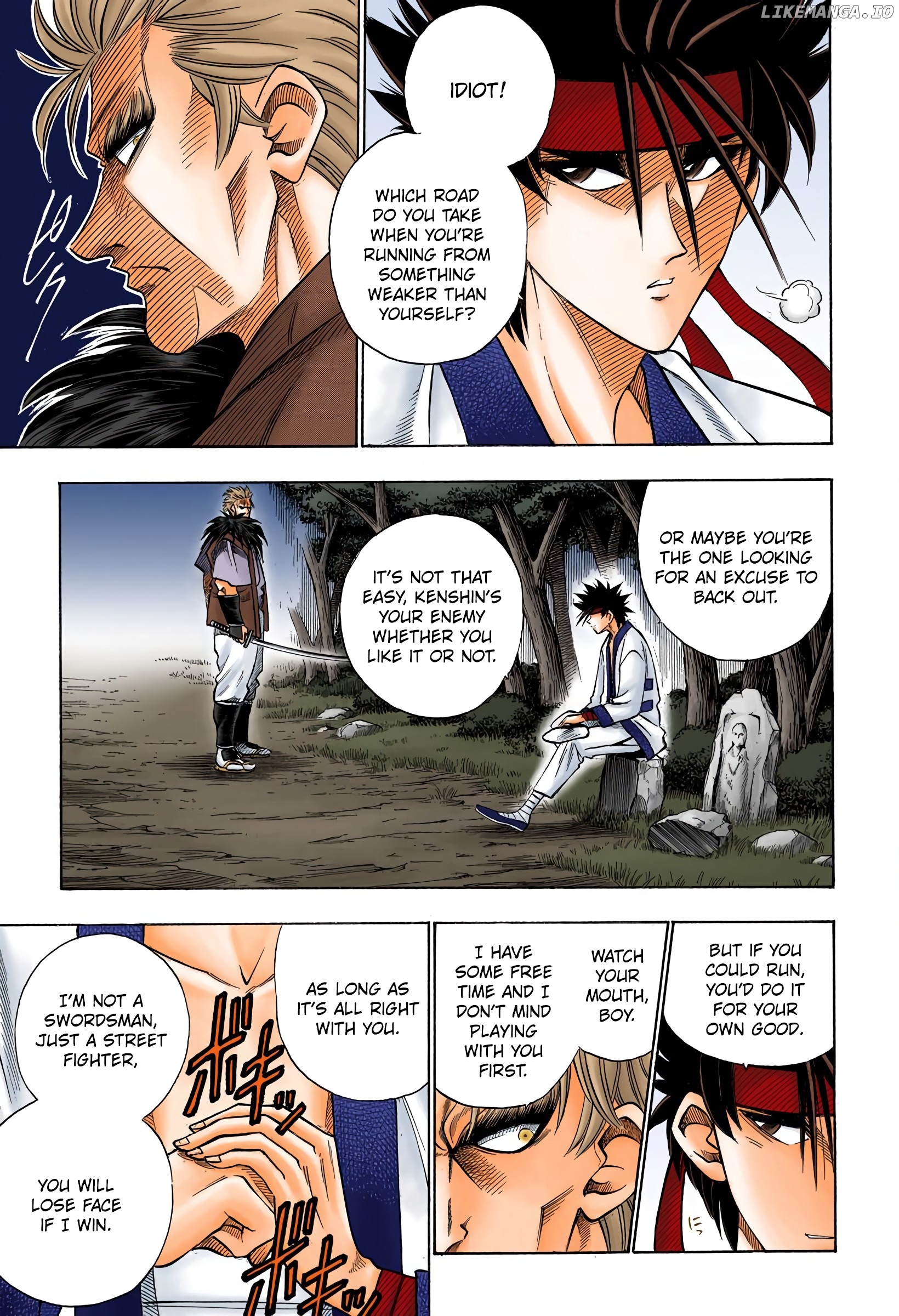 Rurouni Kenshin: Meiji Kenkaku Romantan - Digital Colored Comics chapter 42 - page 7