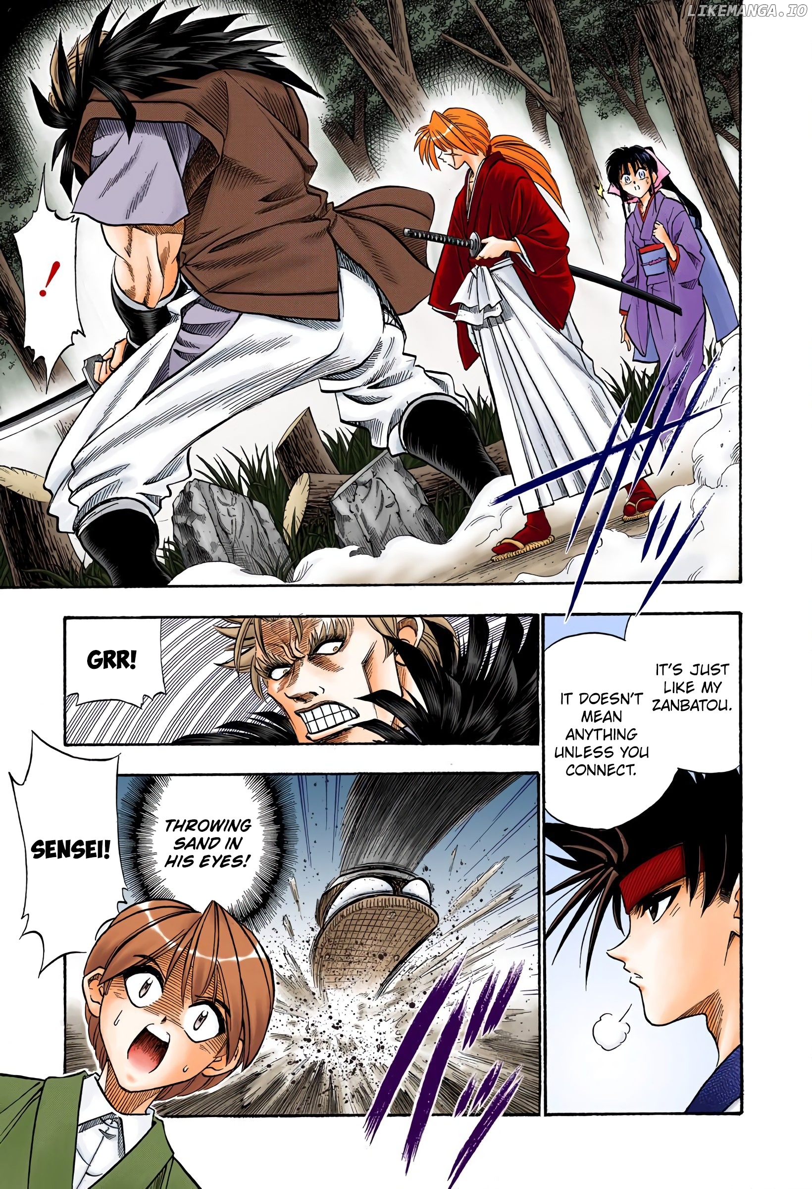 Rurouni Kenshin: Meiji Kenkaku Romantan - Digital Colored Comics chapter 41 - page 7