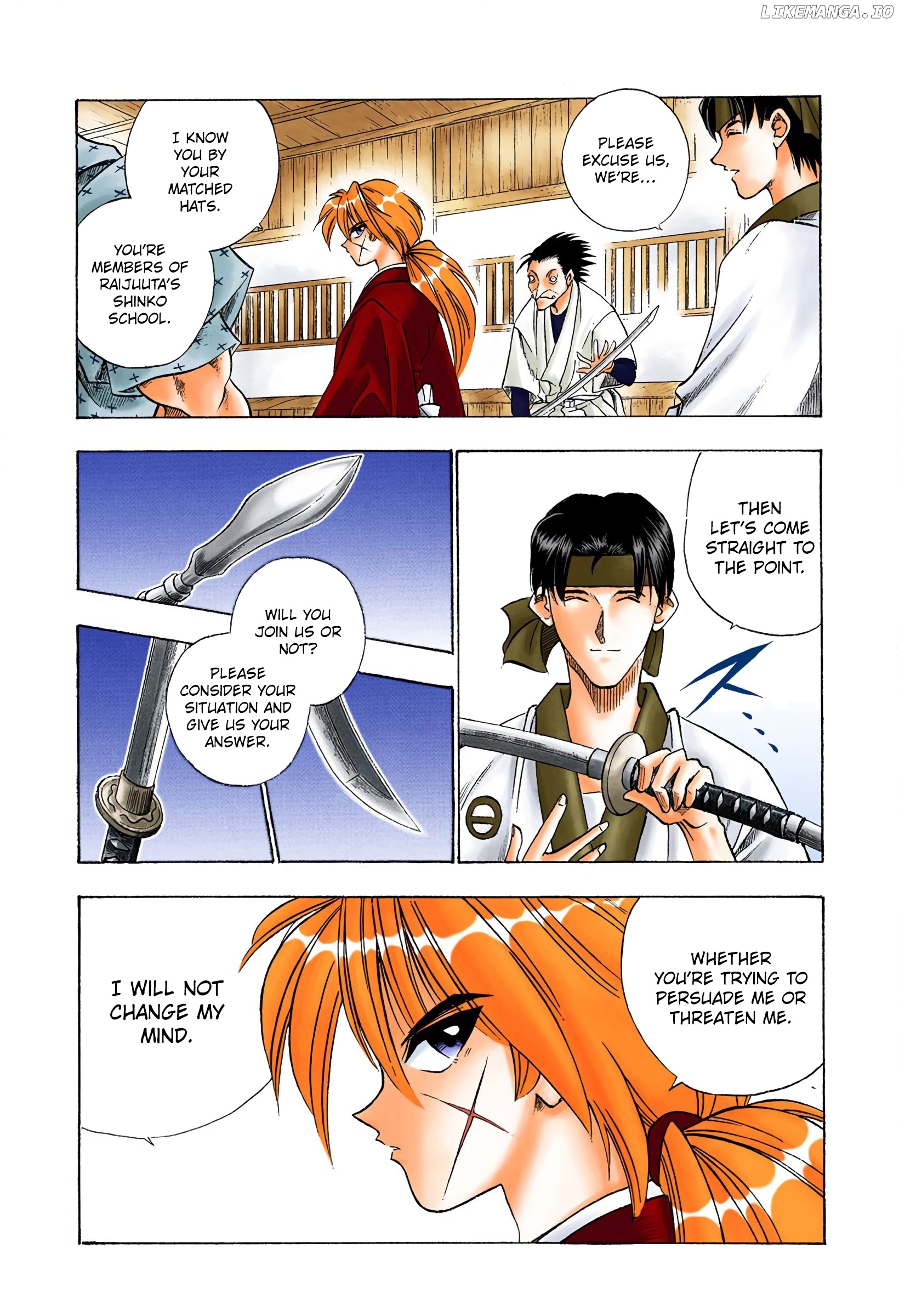 Rurouni Kenshin: Meiji Kenkaku Romantan - Digital Colored Comics chapter 39 - page 8