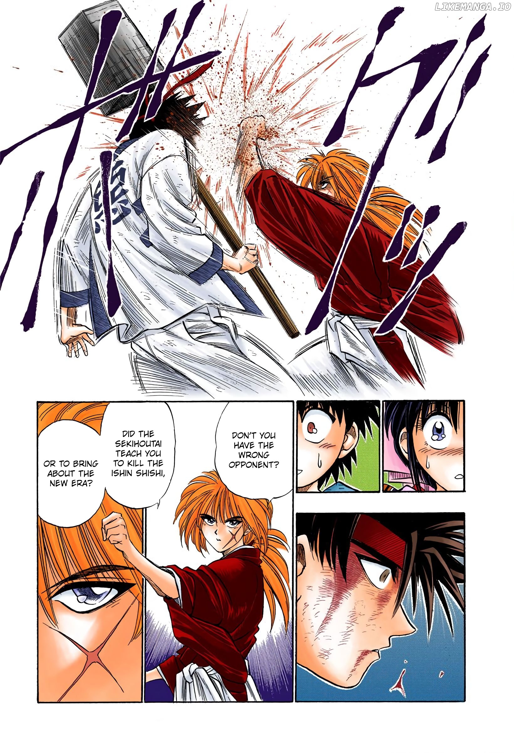 Rurouni Kenshin: Meiji Kenkaku Romantan - Digital Colored Comics chapter 8 - page 9