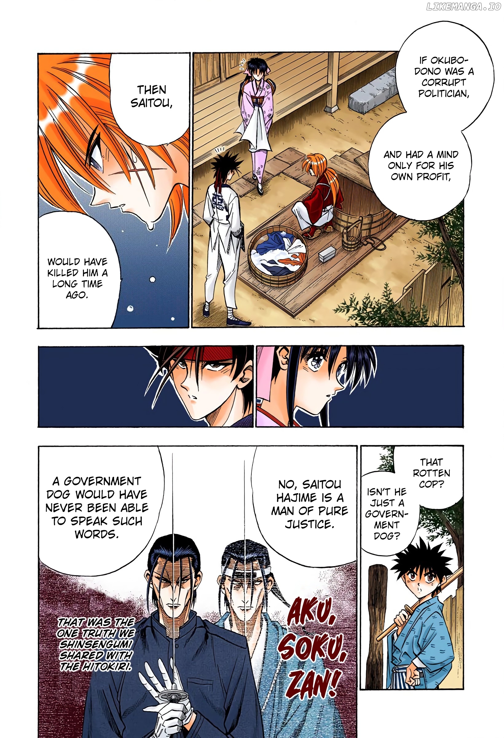 Rurouni Kenshin: Meiji Kenkaku Romantan - Digital Colored Comics chapter 56 - page 4