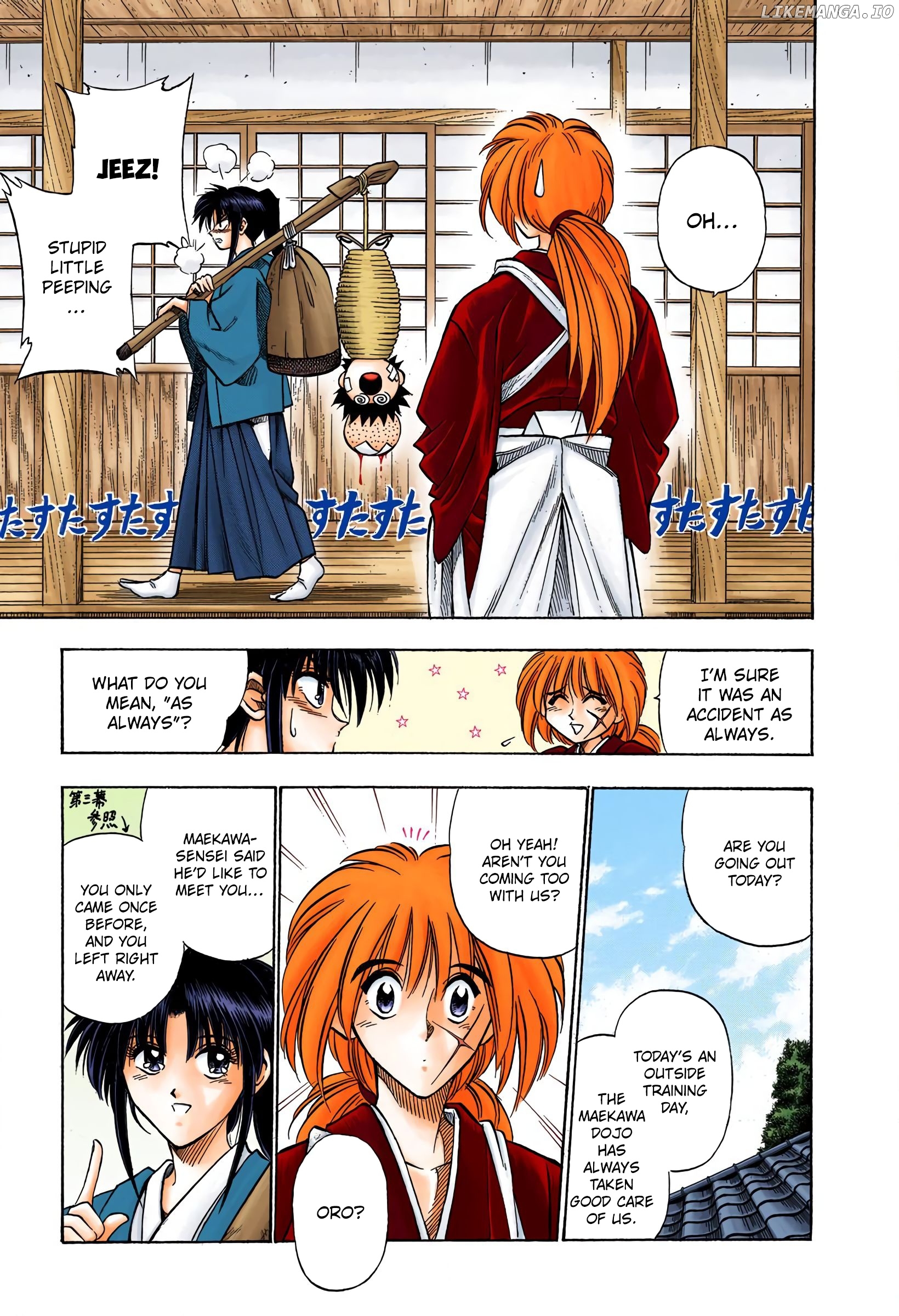 Rurouni Kenshin: Meiji Kenkaku Romantan - Digital Colored Comics chapter 34 - page 3