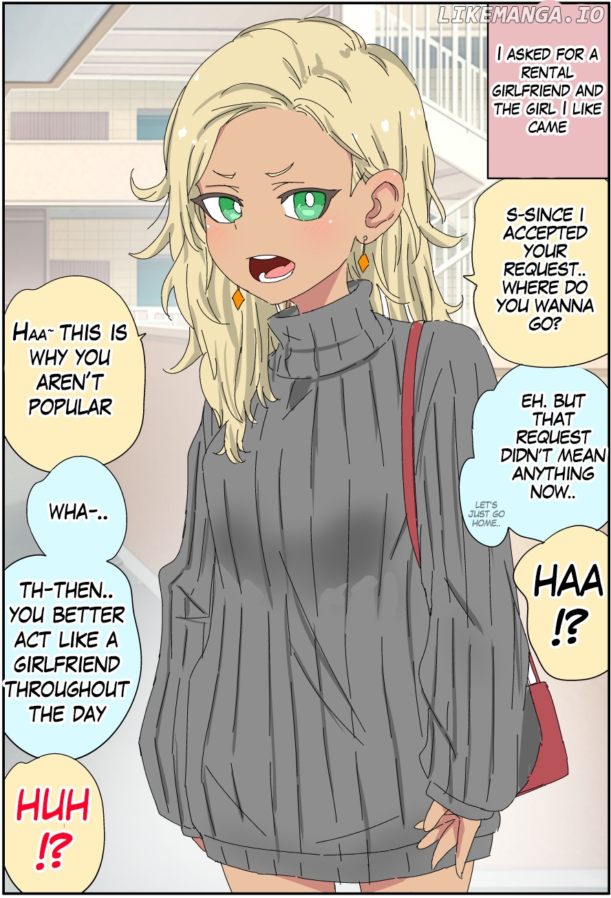 I Asked For a Rental Girlfriend and the Girl I Like Showed Up chapter 2 - page 1