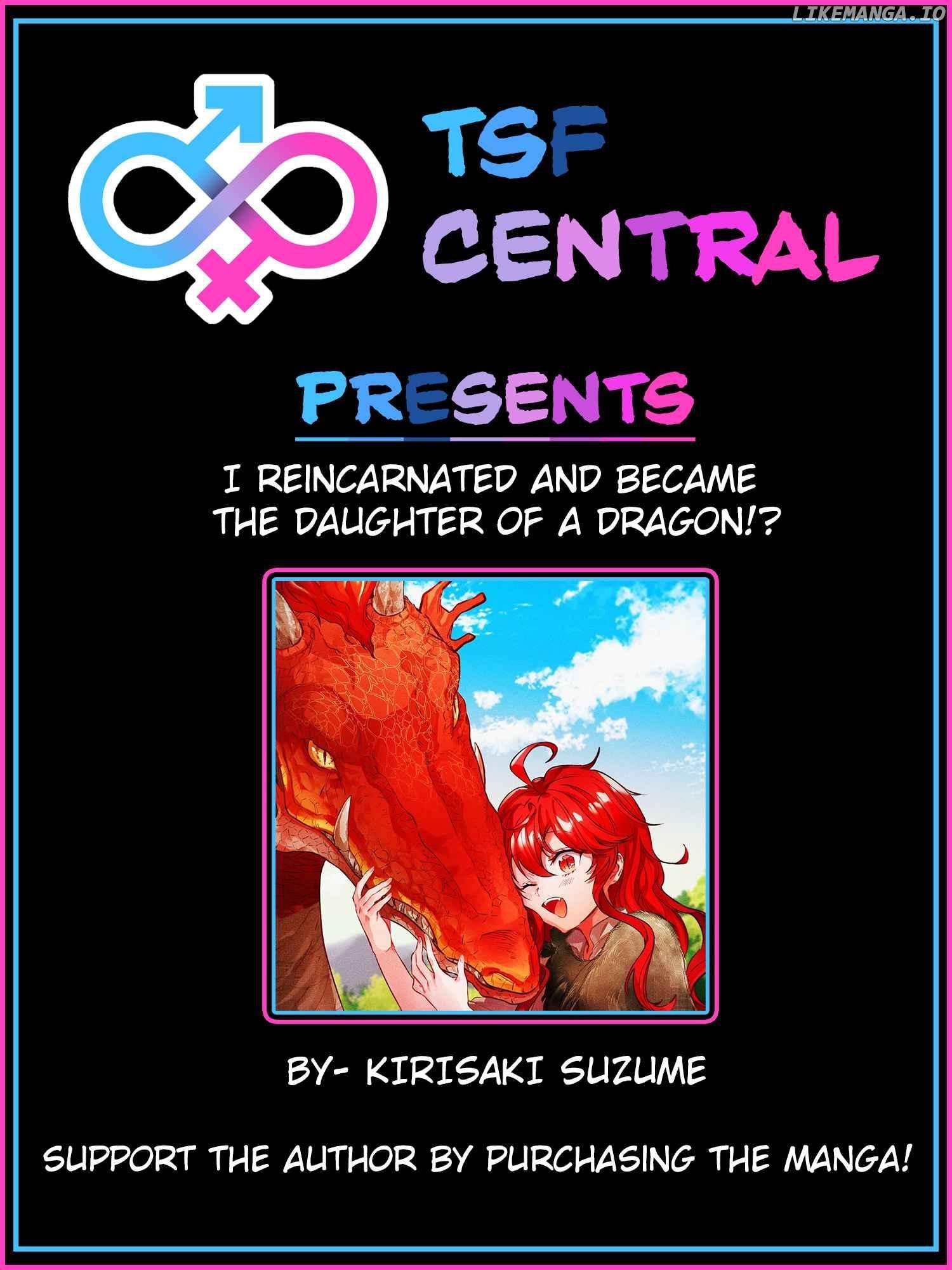 I reincarnated and became the daughter of a dragon!? Chapter 1 - page 1