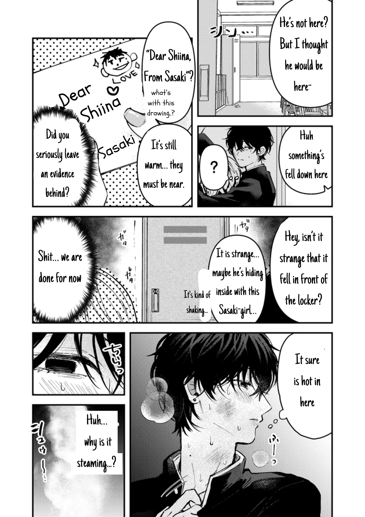 Dameo No Shiina-Senpai To Yabao No Sasaki-Kun Chapter 4 - page 7