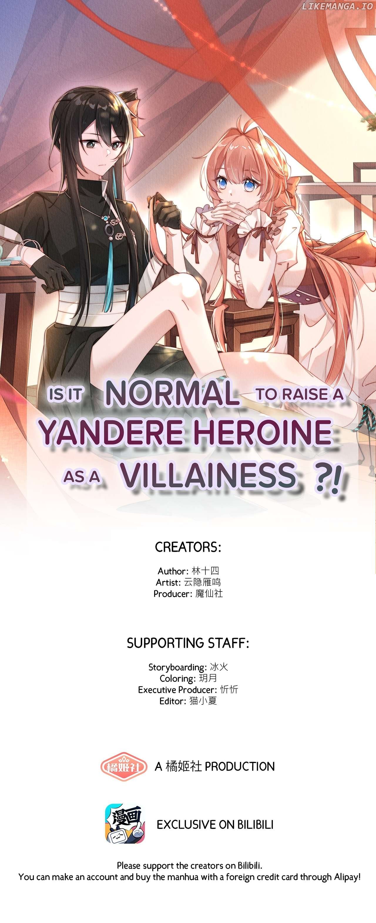 Is It Normal To Raise A Yandere Heroine As A Villainess ! Chapter 41 - page 1