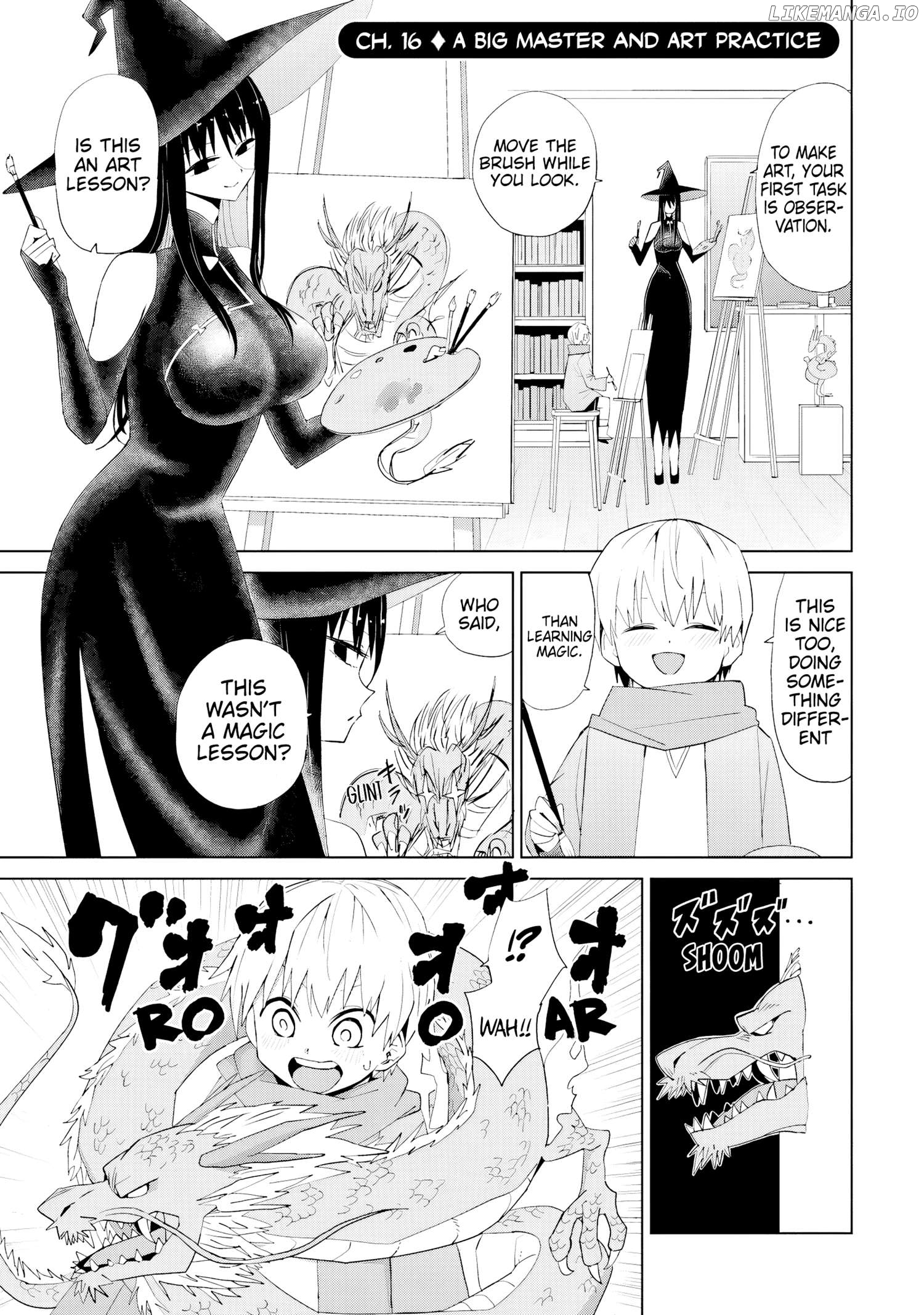 Mahou to Boku to Dekkai Shishou Chapter 16 - page 2