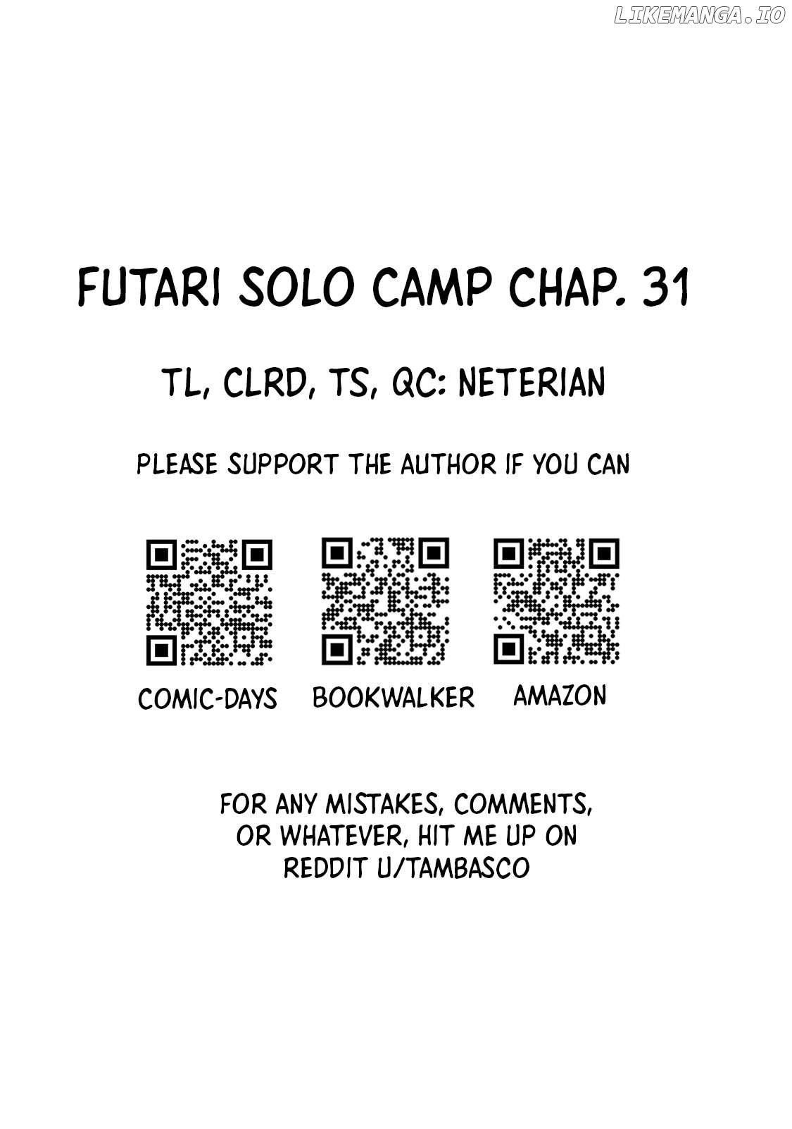 Futari Solo Camp Chapter 31 - page 26