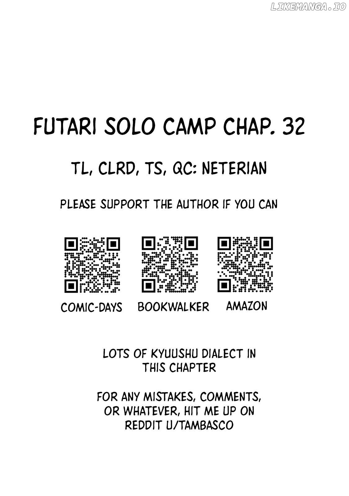 Futari Solo Camp Chapter 32 - page 25