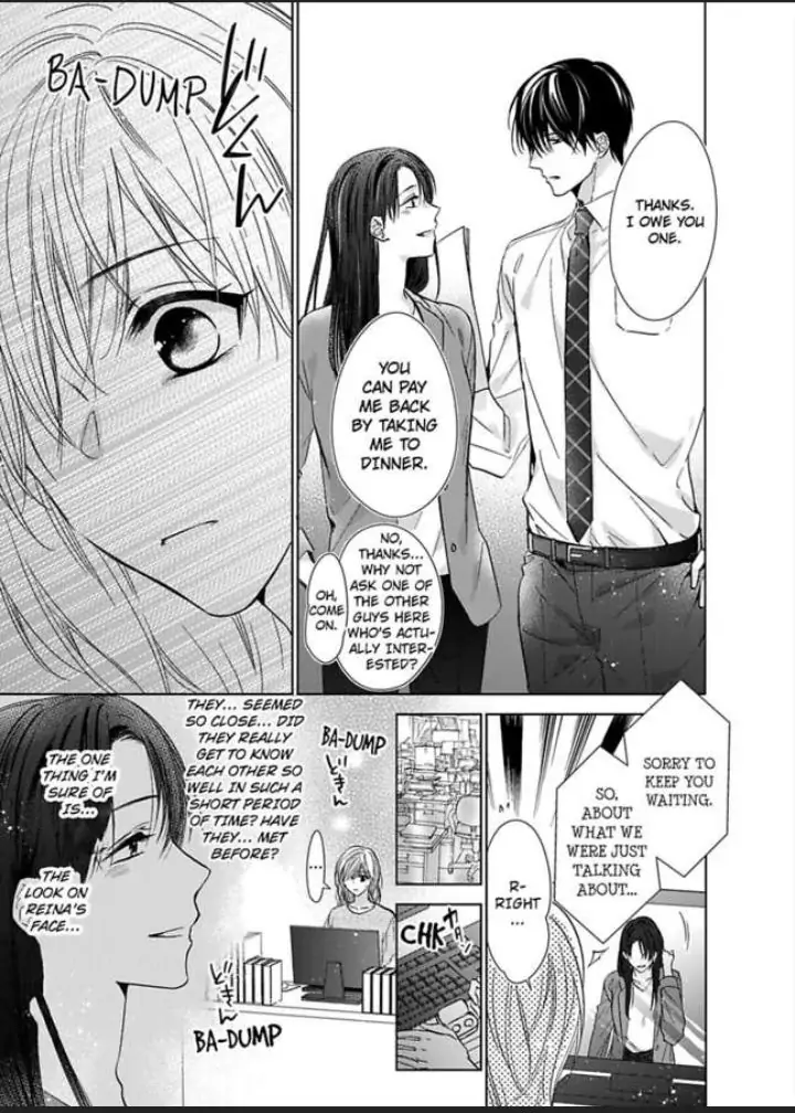 Teiden Chuu dakara Kiss shitemoiika? Cool na Joushi ha Igai to Atsukute Katai Chapter 13 - page 7