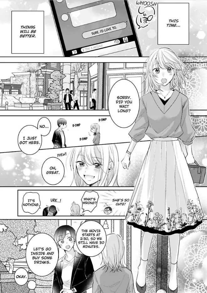 Omiaiaiteha Hatsukoi Aite Dokyuseino Netsuni Tokasareru Karada Chapter 2 - page 4