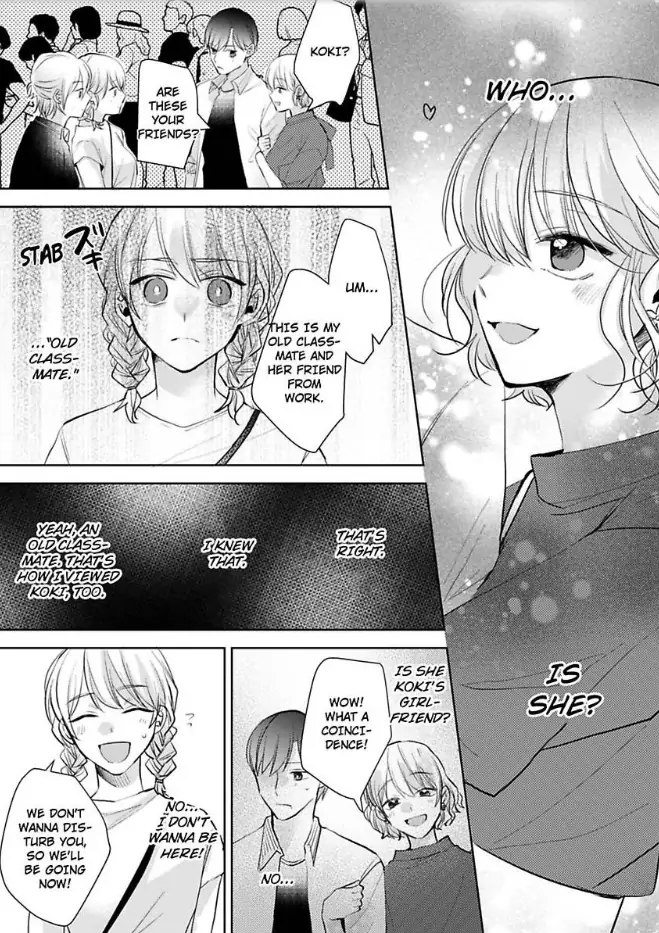 Omiaiaiteha Hatsukoi Aite Dokyuseino Netsuni Tokasareru Karada Chapter 4 - page 22