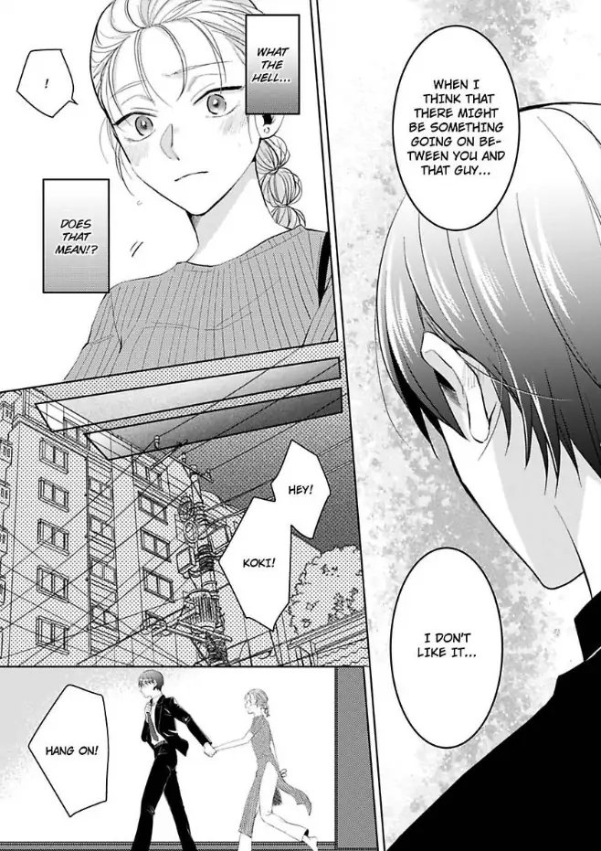 Omiaiaiteha Hatsukoi Aite Dokyuseino Netsuni Tokasareru Karada Chapter 7 - page 18