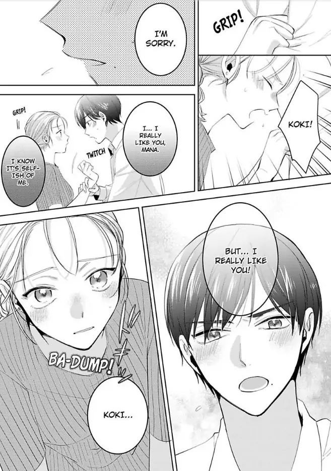 Omiaiaiteha Hatsukoi Aite Dokyuseino Netsuni Tokasareru Karada Chapter 7 - page 22