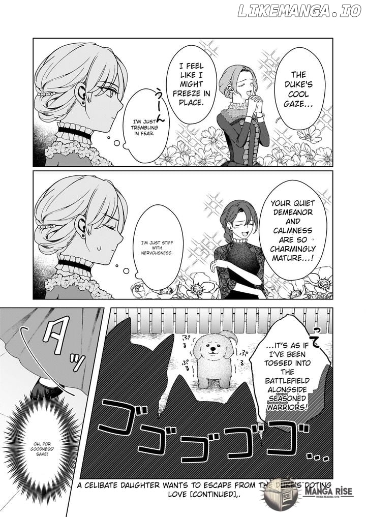 Dokushin Shugi no Reijou wa, Koushaku-sama no Dekiai kara Nogaretai Chapter 4.1 - page 13