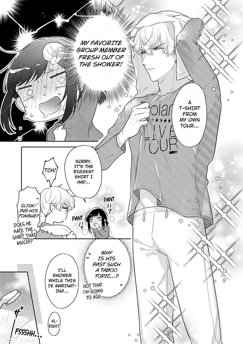 Oshi ga Office no Douryou ni!? - Fansa wa Oku Iki! 0.01mm de Nando mo Tsukarete Mitchaku Zetchou Chapter 1 - page 15