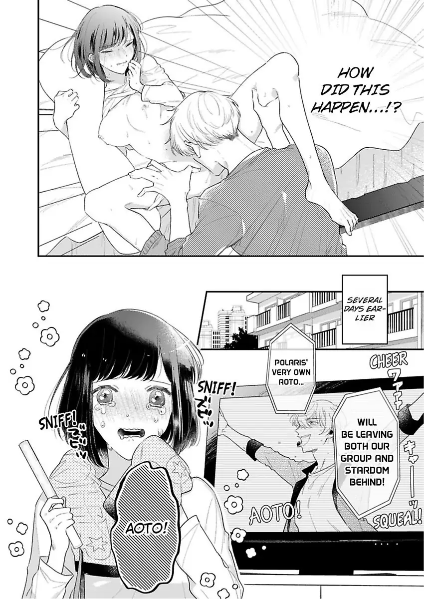 Oshi ga Office no Douryou ni!? - Fansa wa Oku Iki! 0.01mm de Nando mo Tsukarete Mitchaku Zetchou Chapter 1 - page 4