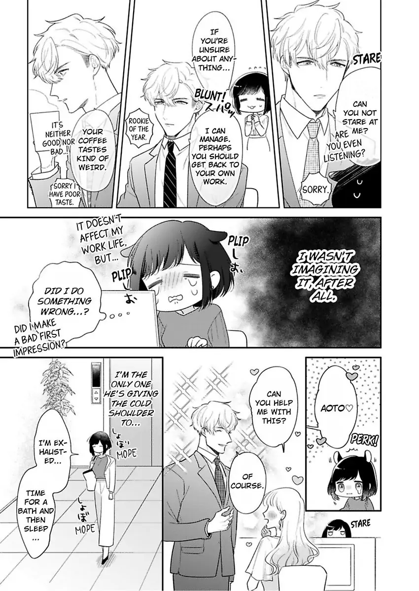 Oshi ga Office no Douryou ni!? - Fansa wa Oku Iki! 0.01mm de Nando mo Tsukarete Mitchaku Zetchou Chapter 1 - page 9