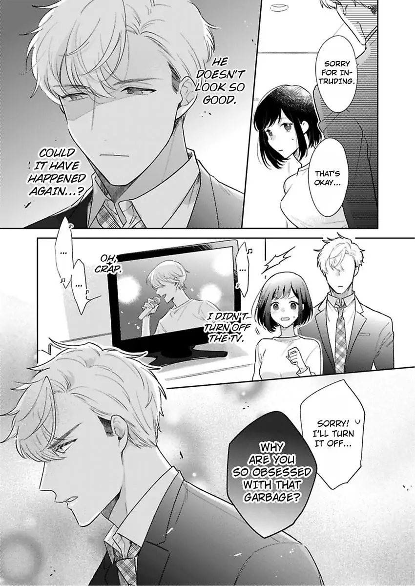 Oshi ga Office no Douryou ni!? - Fansa wa Oku Iki! 0.01mm de Nando mo Tsukarete Mitchaku Zetchou Chapter 2 - page 11