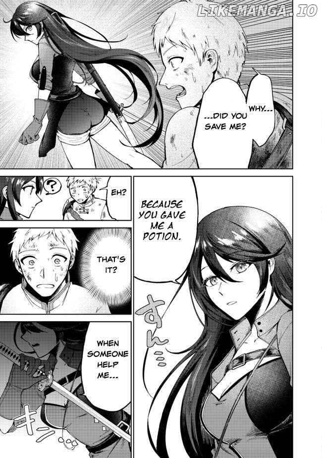 Potion wa 160 km/h de Nageru Mono! ~Item-gakari no Ore ga Bannou Kaifukuyaku o Touteki suru Koto de Saikyou no Boukensha ni Nariagaru!?~ Chapter 1 - page 31