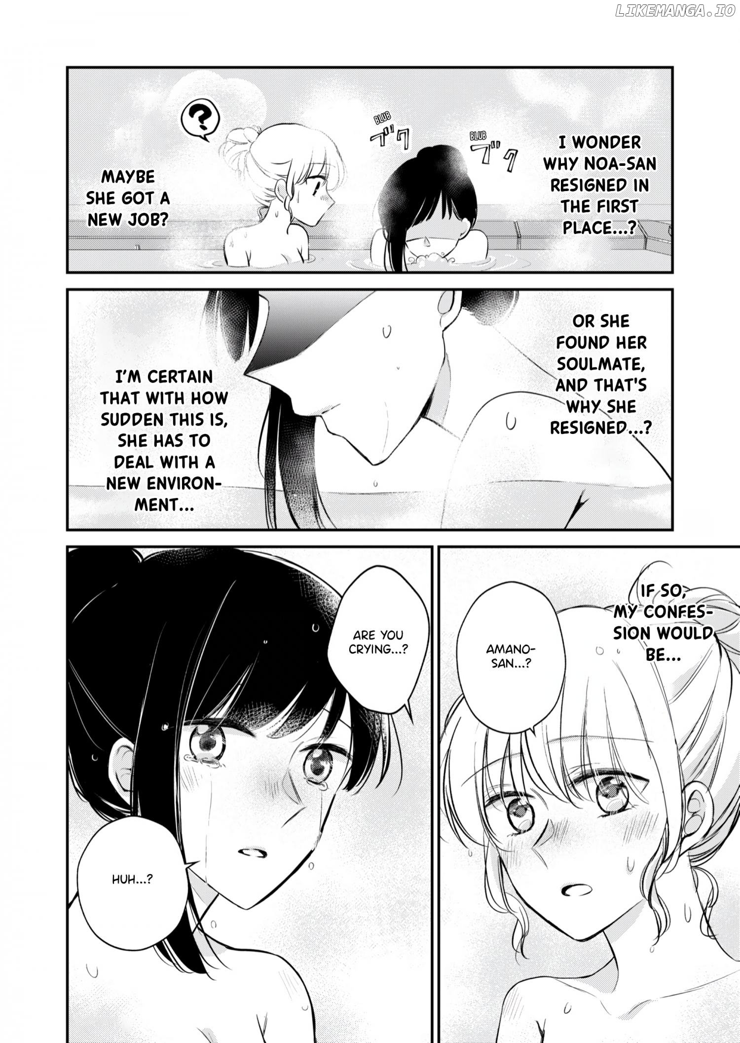 The story of a lonely female president who instantly falls for a female lesbian worker Chapter 14 - page 7