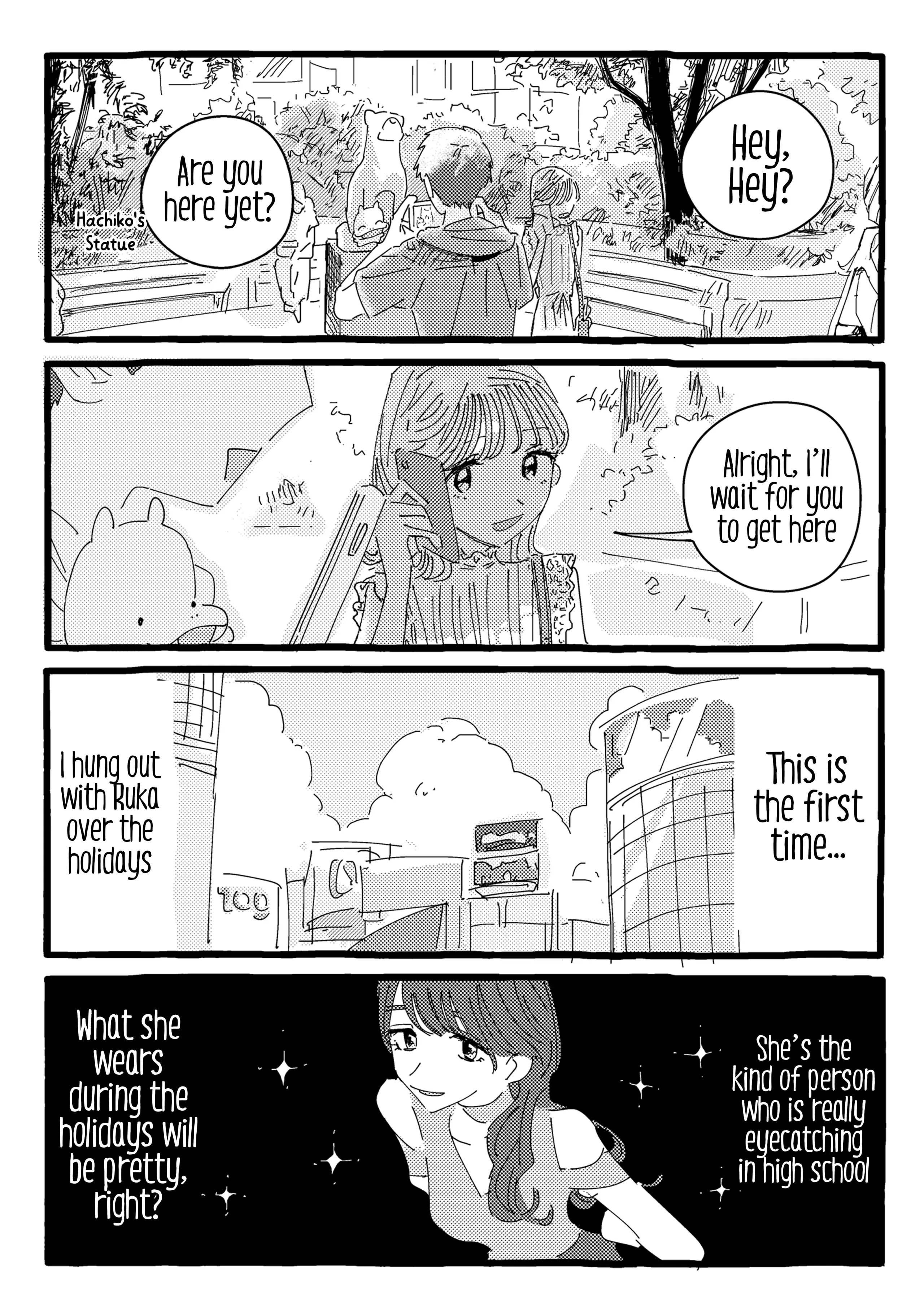 A story about going out with a girl she befriended from the entrance ceremony Chapter 1 - page 11