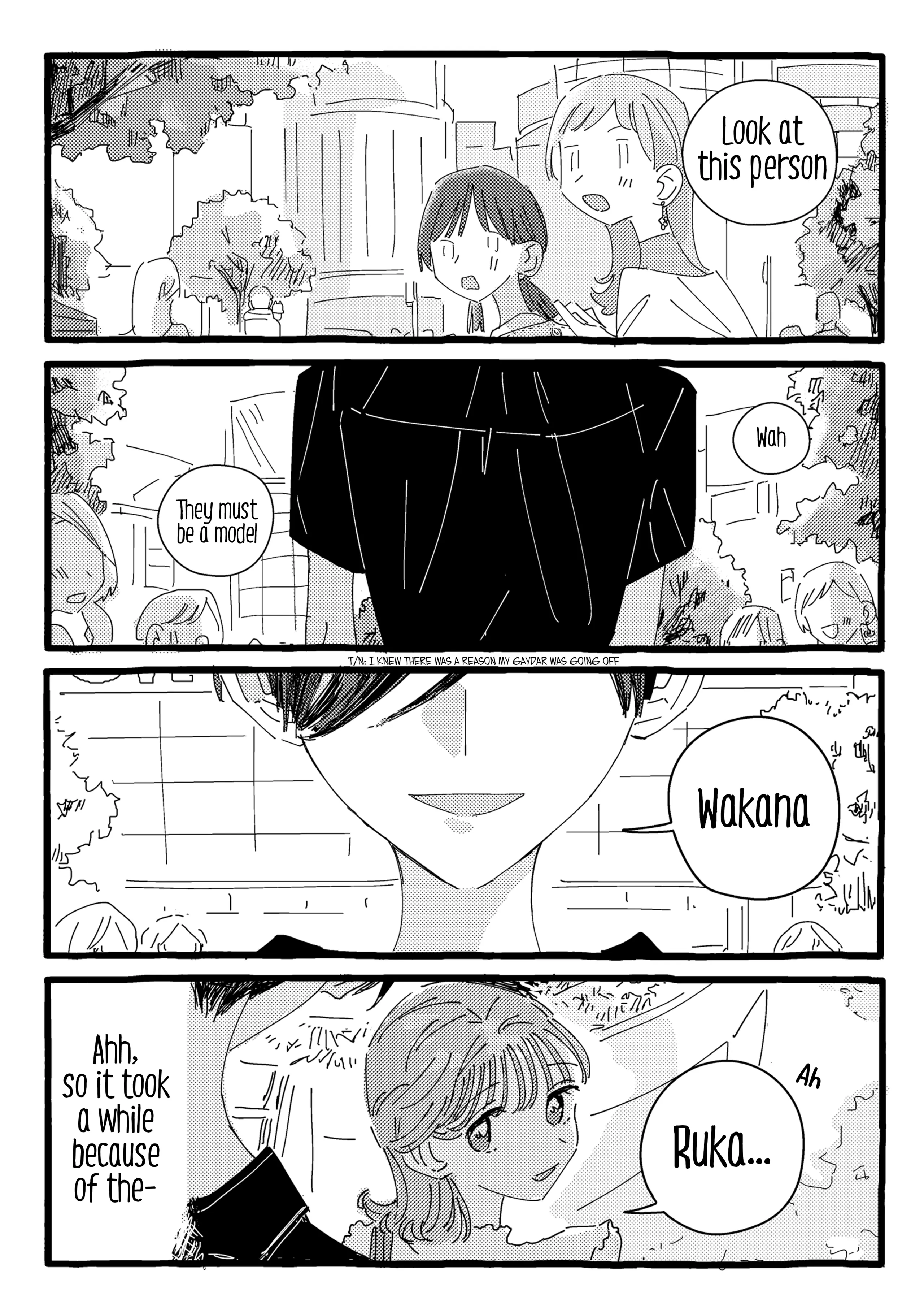 A story about going out with a girl she befriended from the entrance ceremony Chapter 1 - page 12