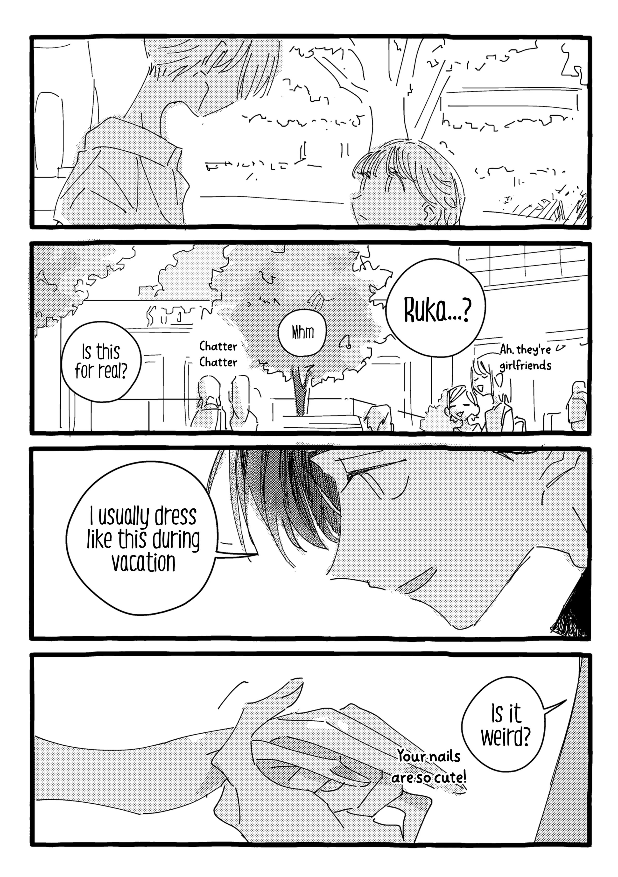 A story about going out with a girl she befriended from the entrance ceremony Chapter 1 - page 14