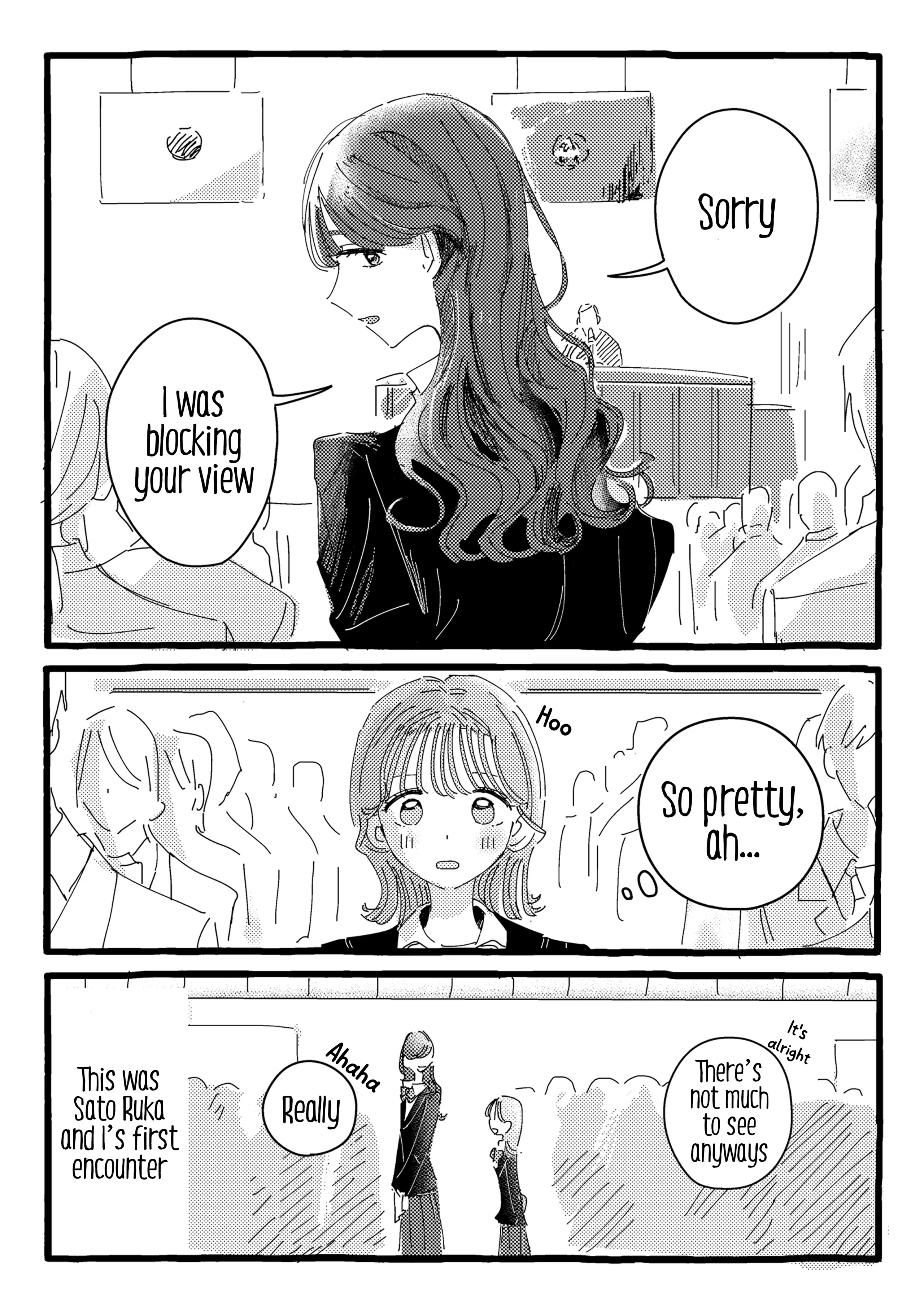 A story about going out with a girl she befriended from the entrance ceremony Chapter 1 - page 3