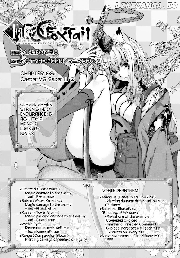 Fate/Extra CCC Fox Tail Chapter 68 - page 3