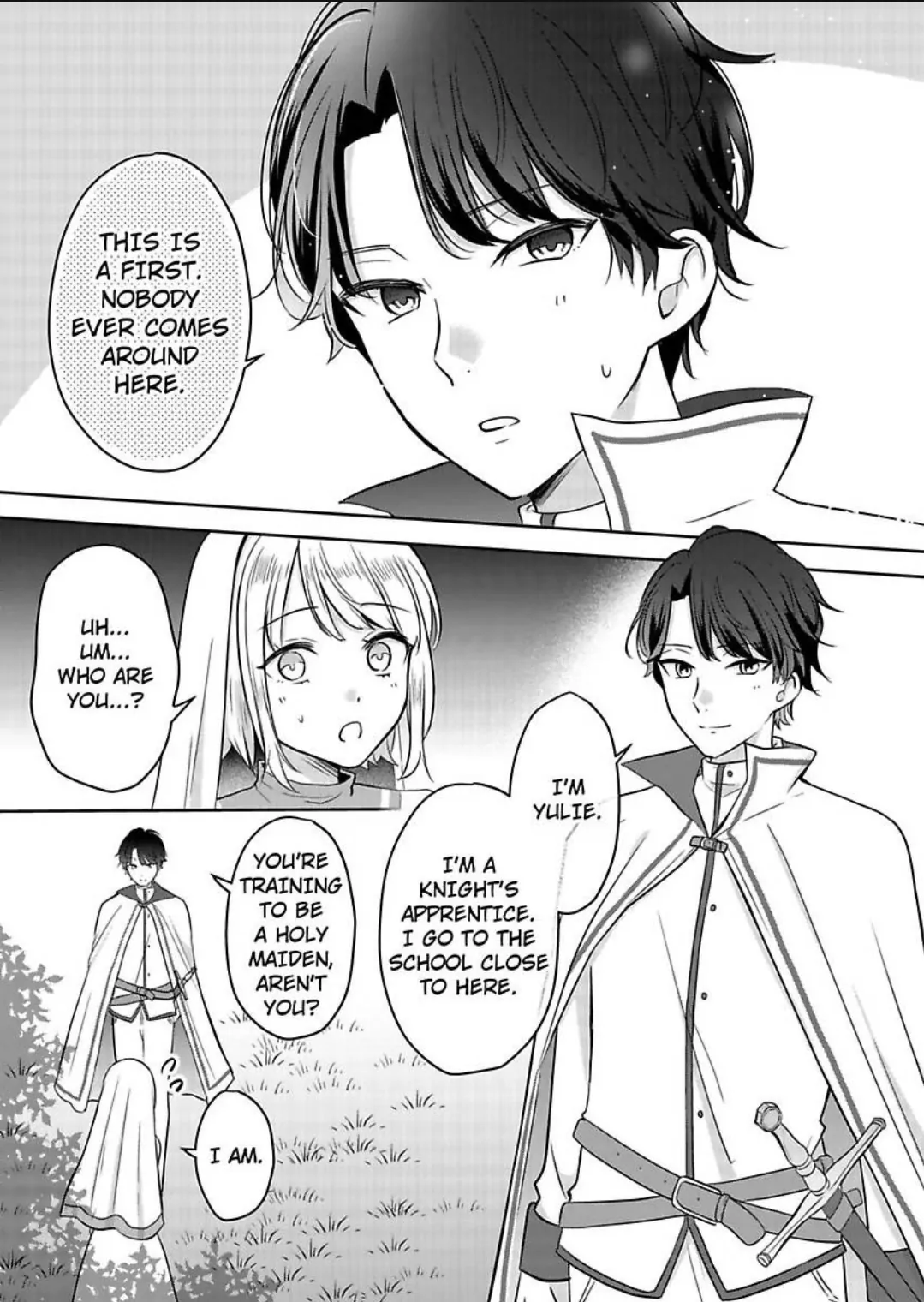 Kizuna no Seijo ha Shinjitai Mukosei no Seijo ha Henkyo no Machikara Nariagaru Chapter 1 - page 18