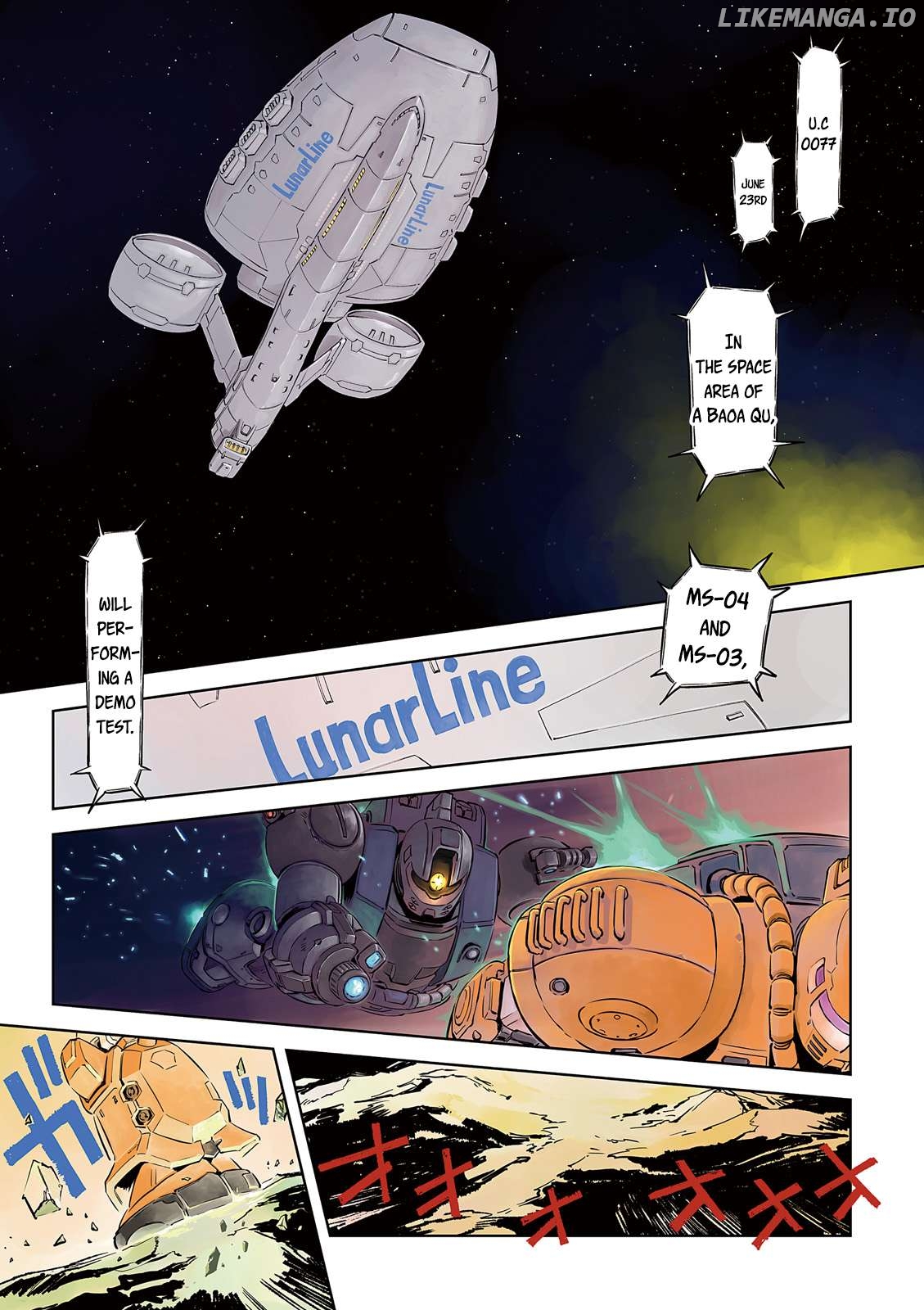 Mobile Suit Gundam - The Origin MSD: Cucuruz Doan’s Island Chapter 6 - page 1