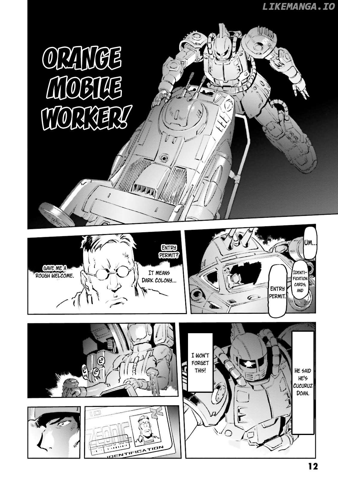 Mobile Suit Gundam - The Origin MSD: Cucuruz Doan’s Island Chapter 6 - page 12