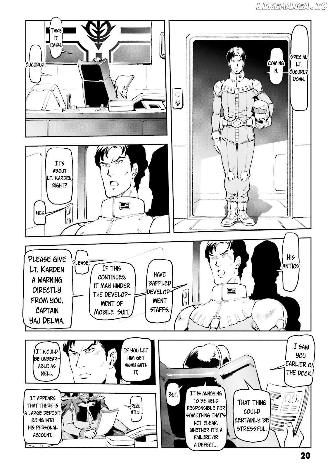 Mobile Suit Gundam - The Origin MSD: Cucuruz Doan’s Island Chapter 6 - page 20