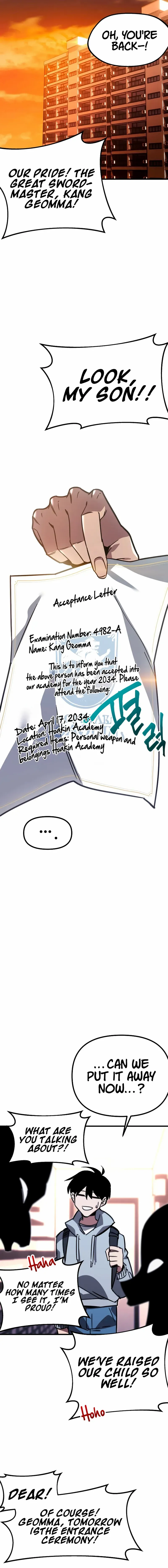 I Took over The Academy With a Single Sashimi Knife Chapter 1 - page 7