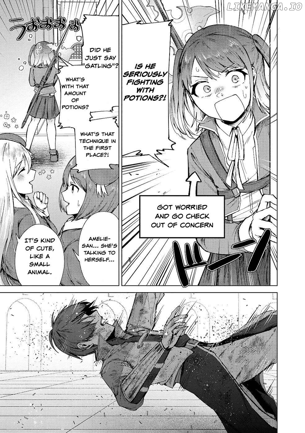 Potion wa 160 km/h de Nageru Mono! ~Item-gakari no Ore ga Bannou Kaifukuyaku o Touteki suru Koto de Saikyou no Boukensha ni Nariagaru!?~ Chapter 11 - page 7