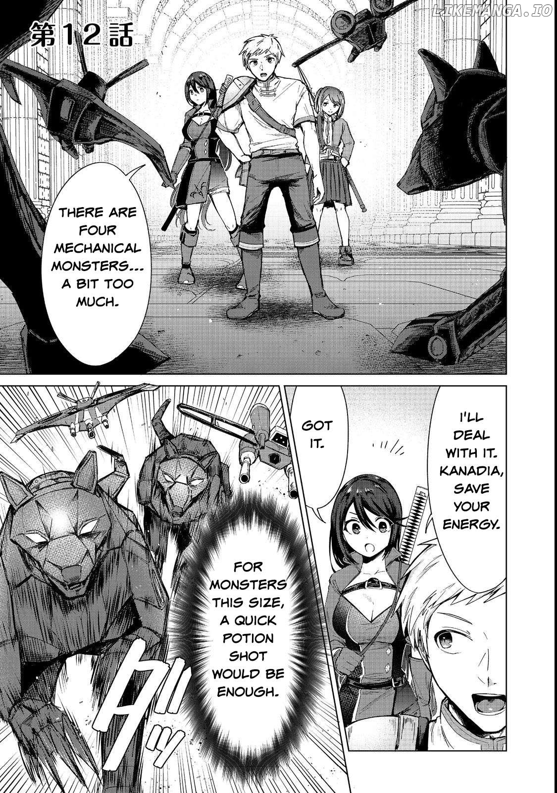 Potion wa 160 km/h de Nageru Mono! ~Item-gakari no Ore ga Bannou Kaifukuyaku o Touteki suru Koto de Saikyou no Boukensha ni Nariagaru!?~ Chapter 12 - page 1