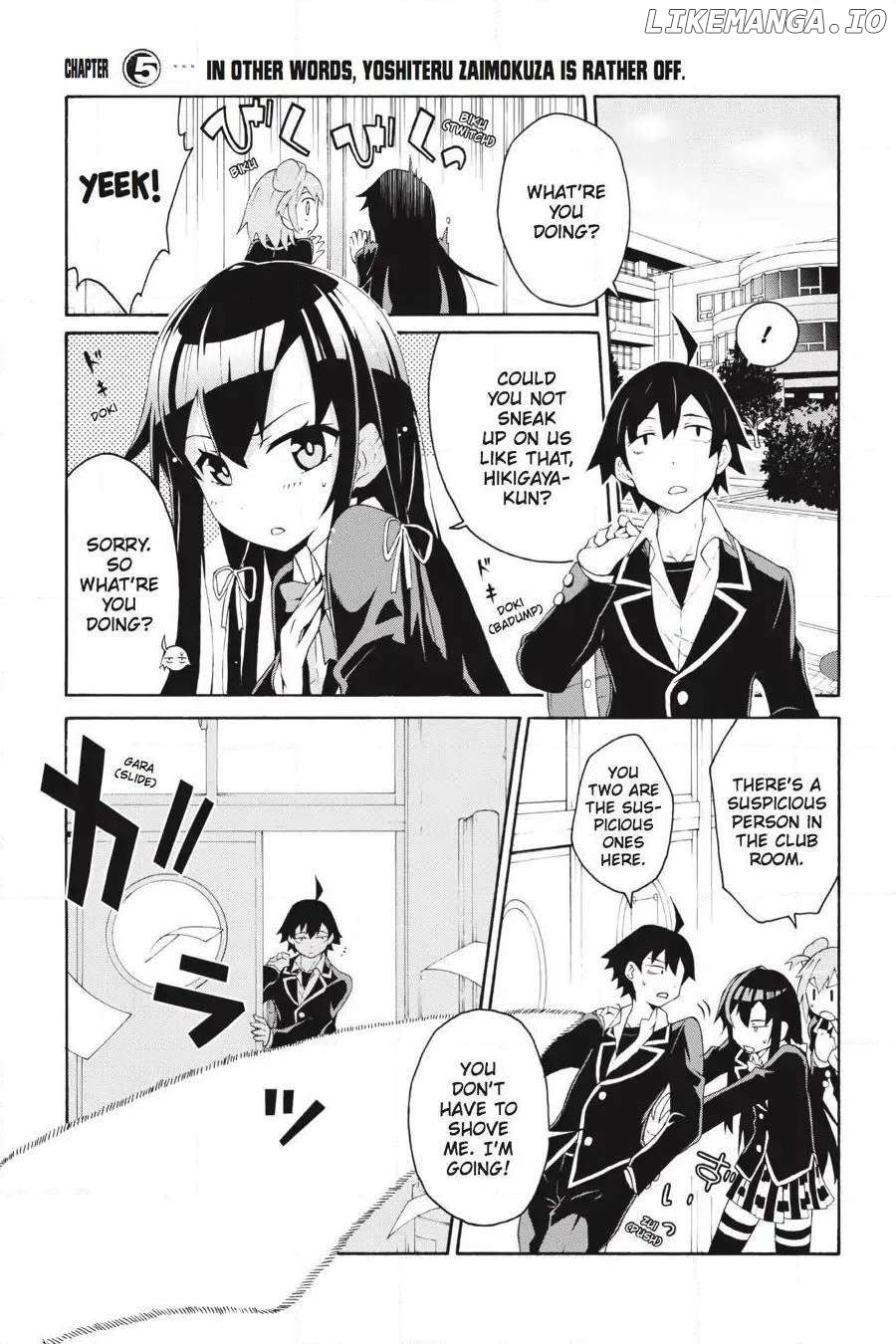 Yahari Ore no Seishun Love Come wa Machigatteiru @comic Chapter 5 - page 1