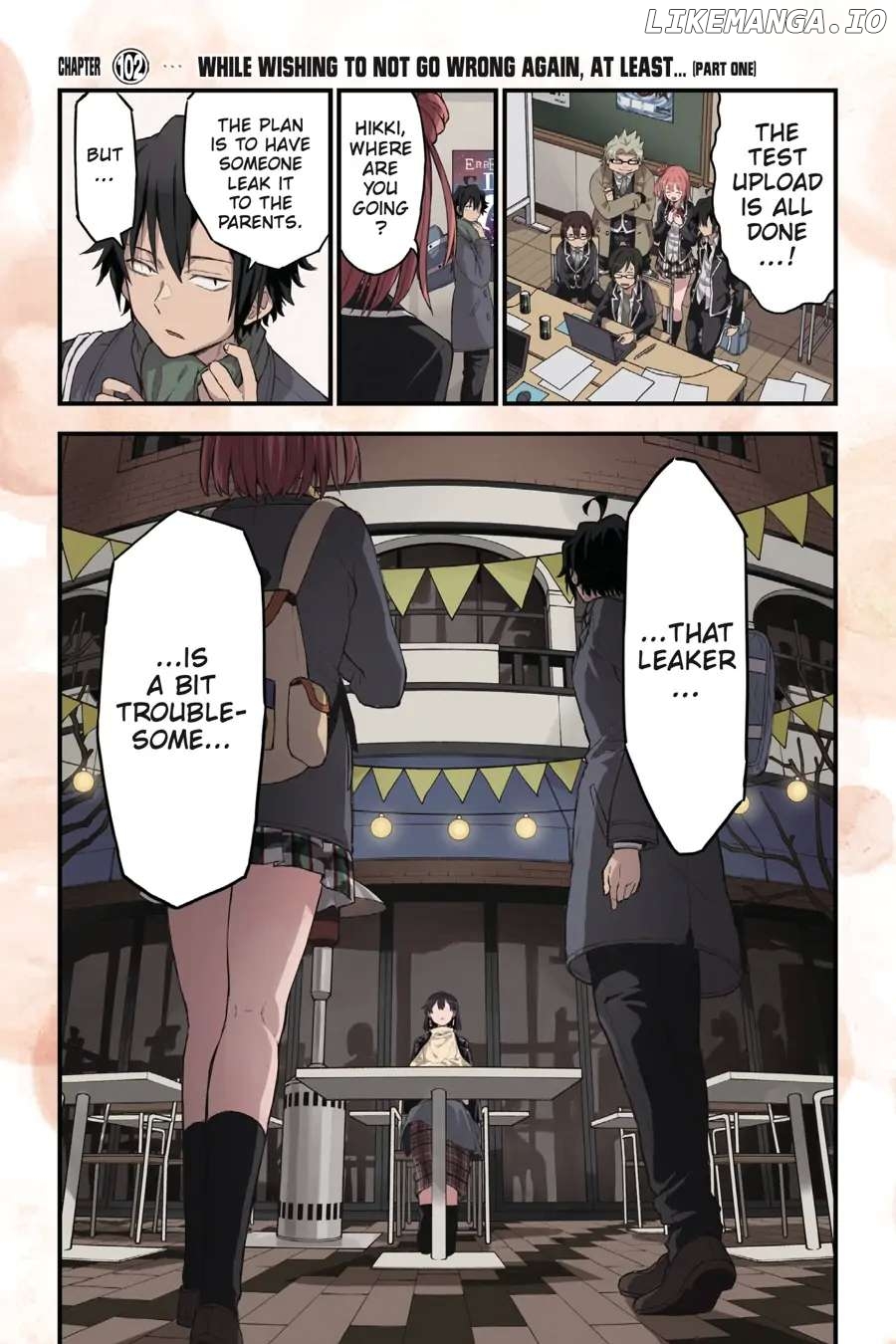 Yahari Ore no Seishun Love Come wa Machigatteiru @comic Chapter 102 - page 2